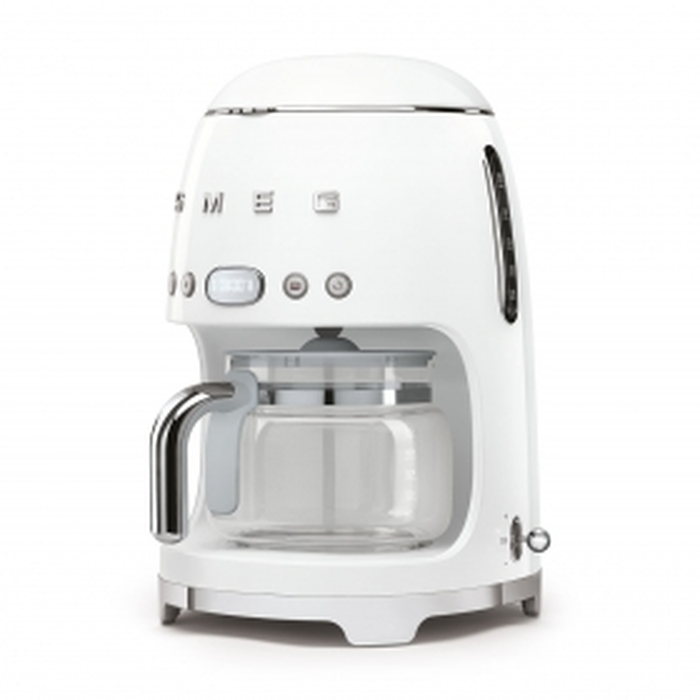 Smeg DCF02WHUS Retro 50's Style Drip Filter Coffee Machine White