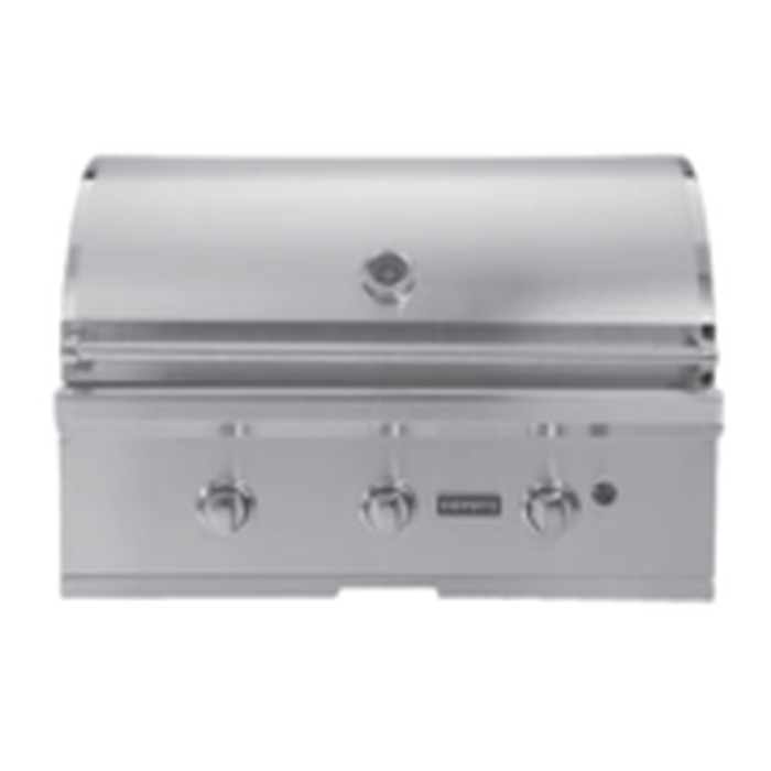 Coyote S-Series C2SL30LP 30 Inch Built-In Grill with 2 Infinity Burners