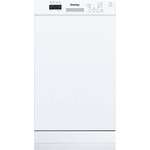 Danby DDW18D1EW 18 Inch White Dishwasher