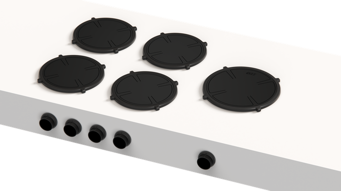 Pitt Cooking EBEKO5B-I 36 Inch Black Edition Induction Cooktop