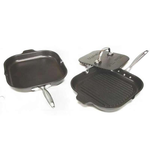 Porter&Charles WIS2123 CHEF DSGN 3 PC GRIDDLE/GRILL PAN W/ GRILL PRESS