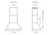 Bertazzoni KPH36XT 36 Inch Wall Mount Hood 600 CFM