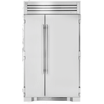 True Residential TR48SBSSSB 48 Inch Side by Side Refrigerator Built-In 20.7 cu. ft. Fridge 8.74 cu. ft. Freezer