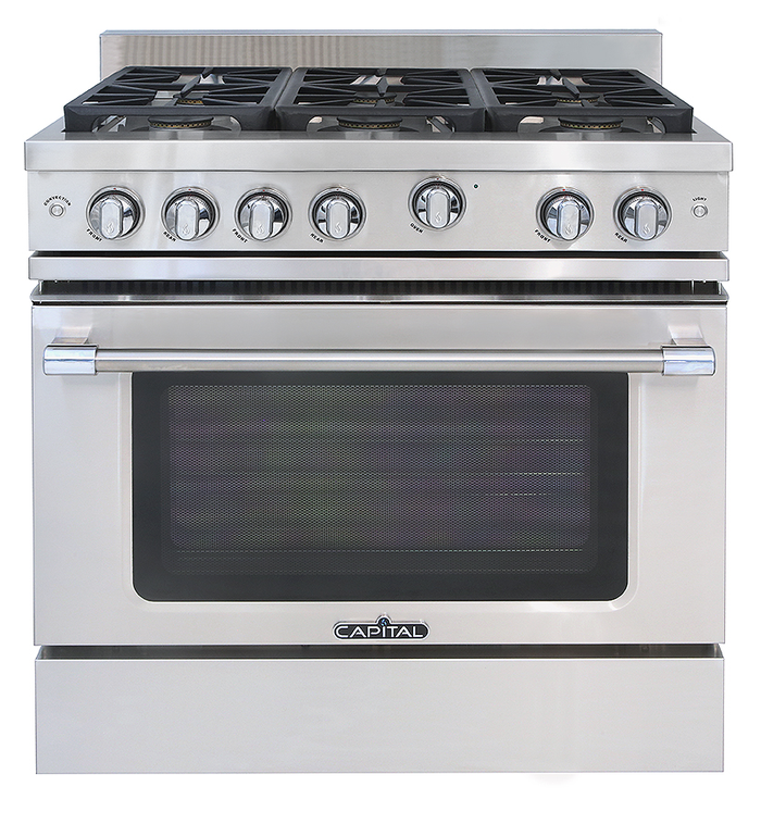 Capital MCR366 36 Inch Classic Chef Gas Range