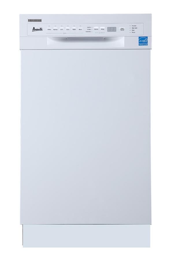 Avanti DW1831D0WE 18 Inch Dishwasher Front Controls