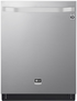LG LSDT9908ST 24 Inch Dishwasher 3rd Rack Wi-Fi Top Controls