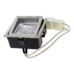 Falmec 105040198 Light Kit HALOGEN SQUARE hood Light TRANSPARENT Flip GLASS 12V 20W