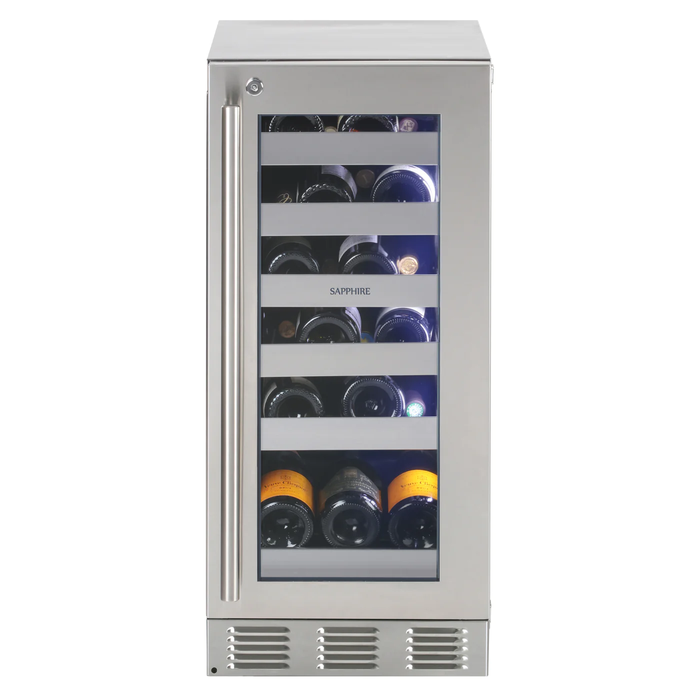 Sapphire SW15SZSS 15 Inch Wine Refrigerator