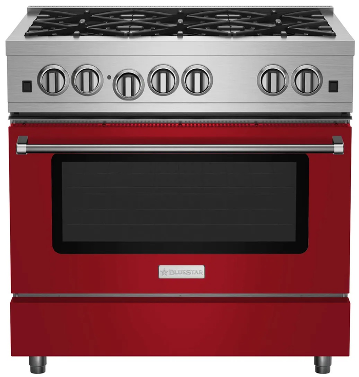 BlueStar RCS366BV2CC 36 Inch RCS Open Burner Gas Range