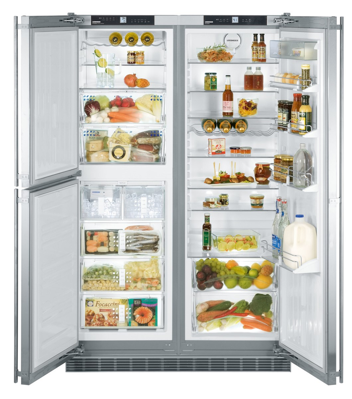Side by Side Refrigerator SBS241 48in  Counter Depth - Liebherr