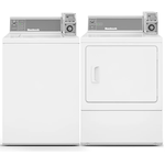 Huebsch TV2100WN DV2100WE 27 Inch Commerical Coin Drop Washer Dryer Pair