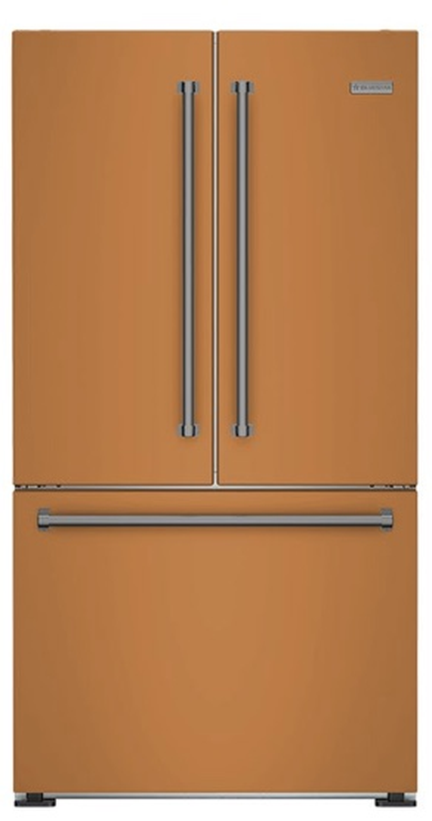 BlueStar FBFD361PCFPLT 36 Inch French Door Refrigerator Counter Depth