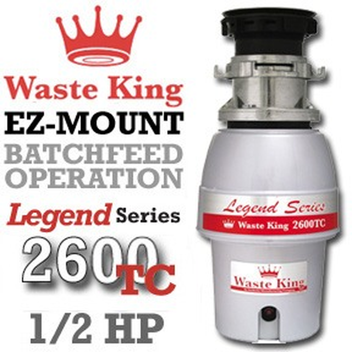 Waste King 2600TC Waste Disposer,