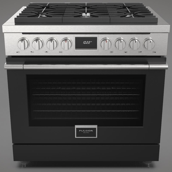 Dual Fuel Range F6PDF366S1 Sealed Burner 36in -Fulgor Milano