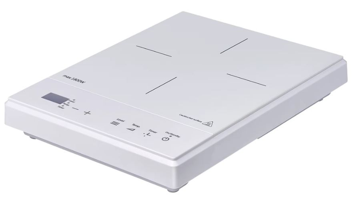 Induction Cooker 14 Inch 110V 1400W Induction Cooking Power white