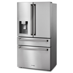 Thor Kitchen TRF3601FD 36 Inch French Door Refrigerator with ice and water