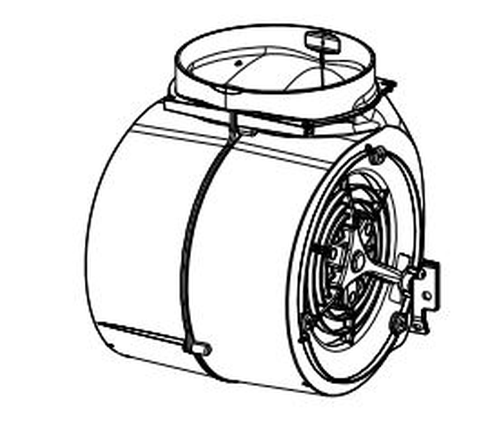Falmec 30506071F#28 Blower Motor 600 CFM Motor 120V 60Hz T80-4V 1000 m3/h