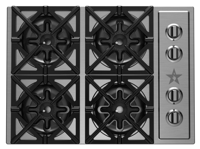 BlueStar BSDCTX8304B 30 Inch RNB Series Gas Cooktop