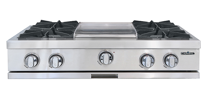 Capital CGRT362G2L 36 Inch Gas Rangetop