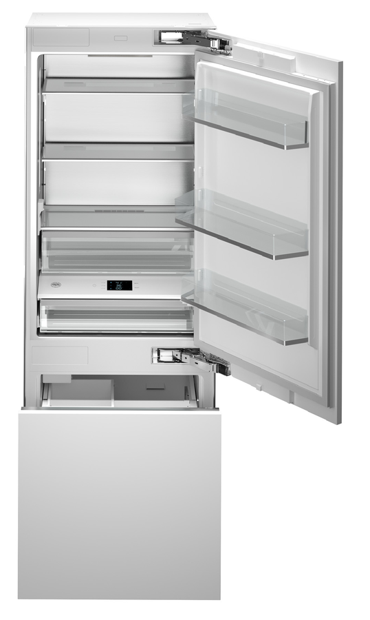 Bertazzoni REF30BMBIPRT 30 Inch Bottom Freezer Refrigerator