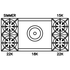 BlueStar RNB484FTBV2C 48 Inch RNB Series Gas Range