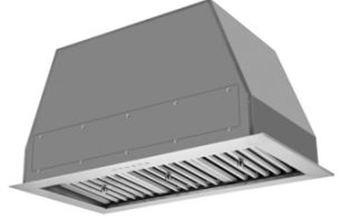 AEG RI369 36 Inch Installed in Cabinet 900 CFM