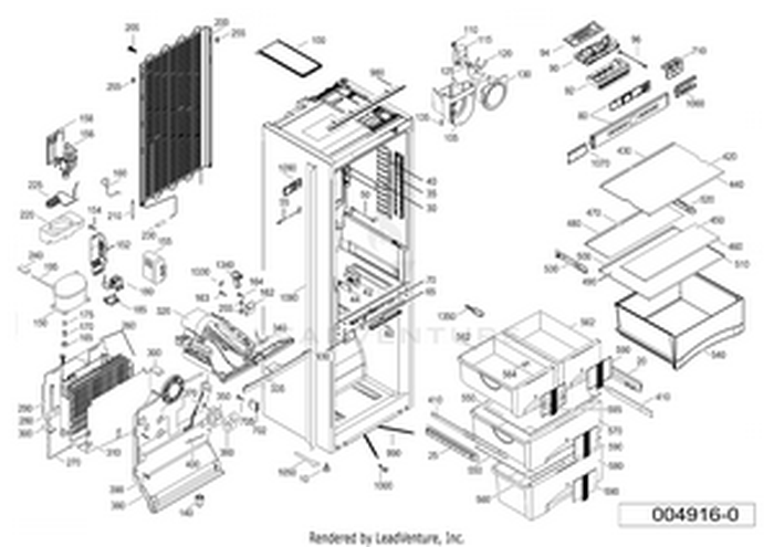 Liebherr HC1080 Refrigerator Replacement Parts