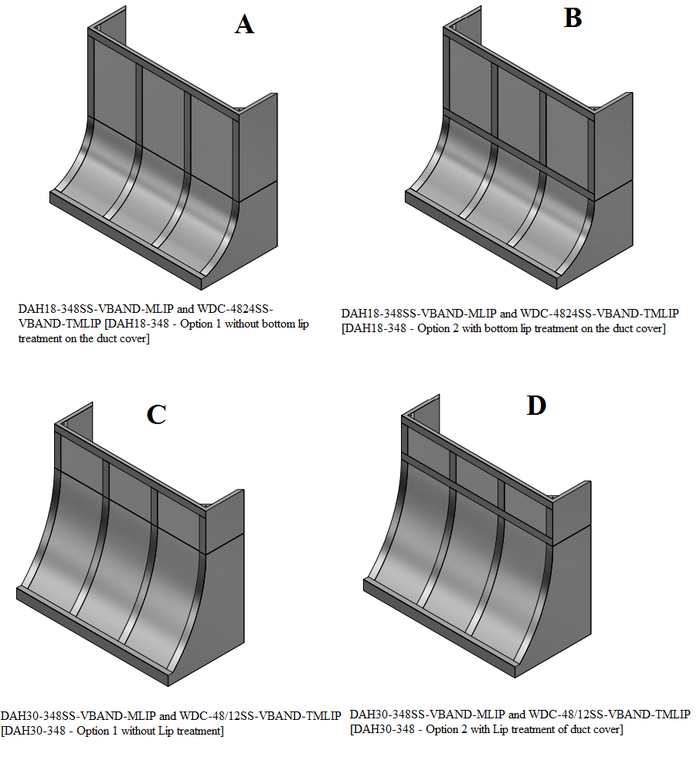 Vent-A-Hood DAH18348SS 48 Inch Mounted on Wall 900 CFM