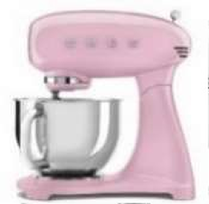 Smeg SMF03PKUS Retro 50's Style Stand Mixer 4.8 L 5 Qt 600 W Pink disco@aniks.ca