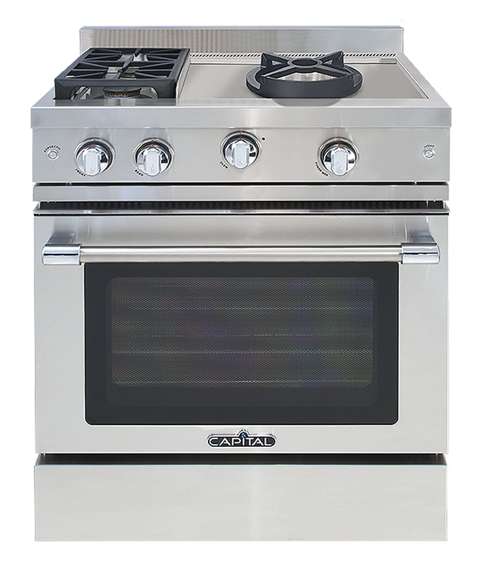 Capital MCR302W 30 Inch Classic Chef Gas Range