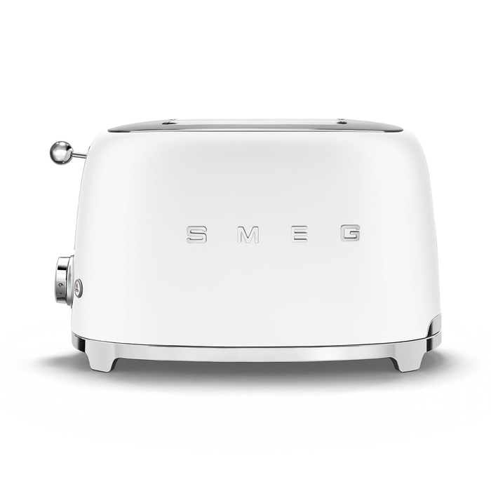 Smeg TSF01WHMUS Retro 50's Style 2-Slice Toaster 950 W Matte White