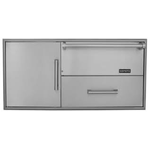Coyote CCDWD Warming Drawer + Pull Out Drawer+ Single Drawer
