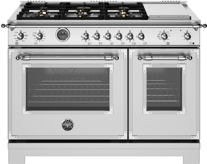 Bertazzoni HER486BTFEPXT 48 Inch Heritage Series Dual Fuel Range