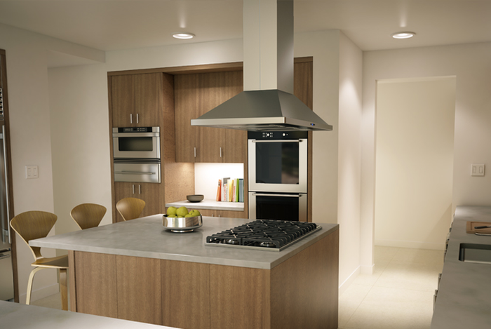 Zephyr ZNAM90DS 36 Inch Mounted to Ceiling 700 CFM