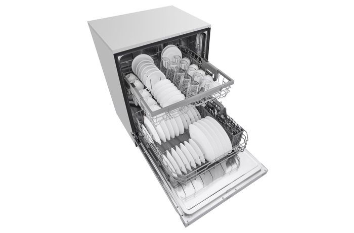 LG LDF5545ST 24 Inch Dishwasher Front Controls