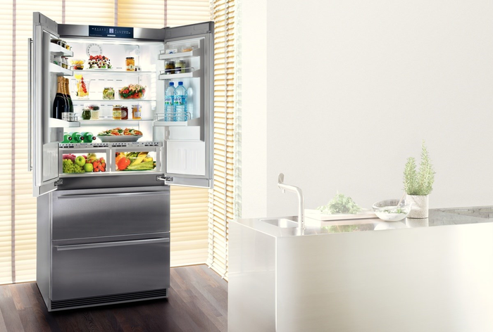 Liebherr CS2062 36 Inch French Door Refrigerator Built-In Integrated Full-Width Deli Drawer