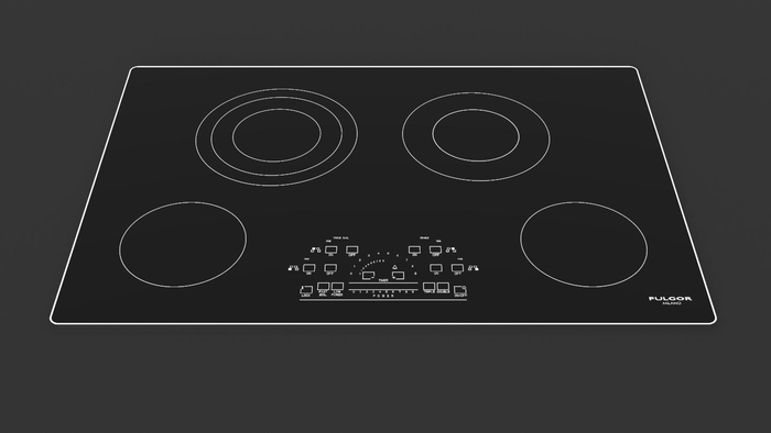 Electric Cooktop F6rt30s2 Smoothtop Built In 30in Fulgor Milano
