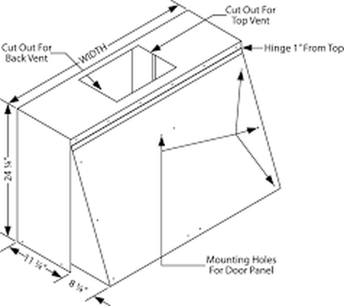 Vent-A-Hood TLH230BC 30 Inch Mounted on Wall 600 CFM