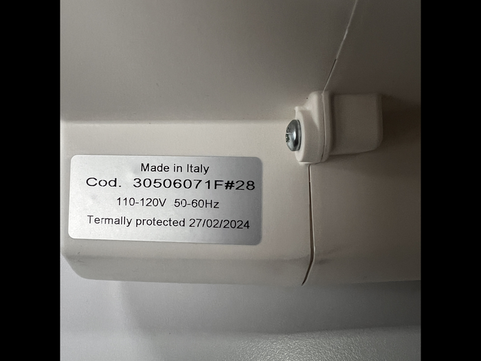 Falmec 30506071F#28 Blower Motor 600 CFM Motor 120V 60Hz T80-4V 1000 m3/h
