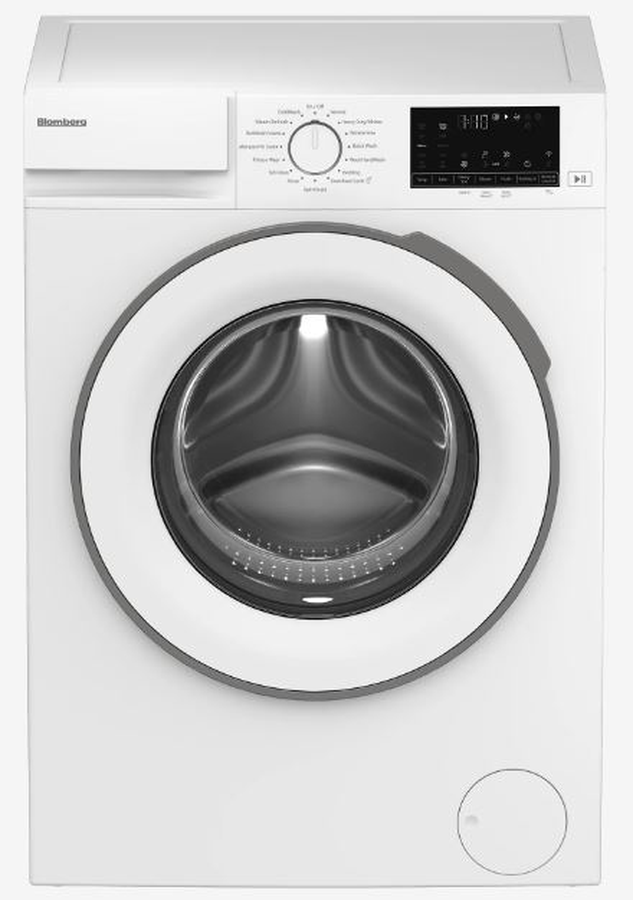 Blomberg BLWM242300SWG 24 Inch Front Load Washer Steam Option Wi-Fi Enabled