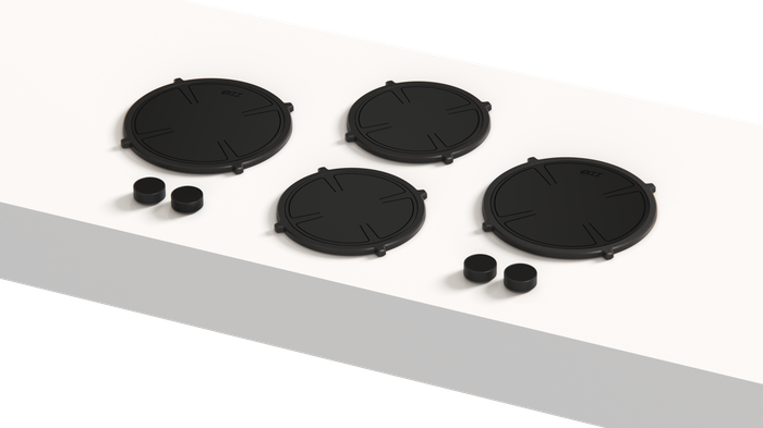 Pitt Cooking DEMPO4B-I 36 Inch Black Edition Induction Cooktop