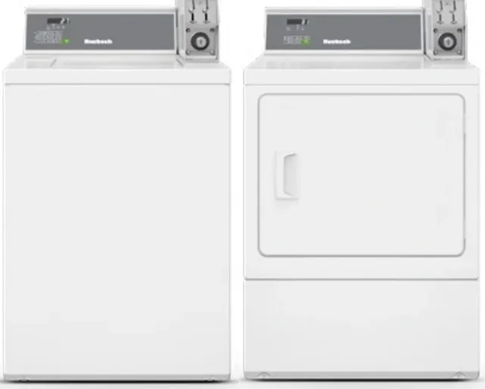 Huebsch TV6100WN DV6100WE 27 Inch Washer Dryer Pairs
