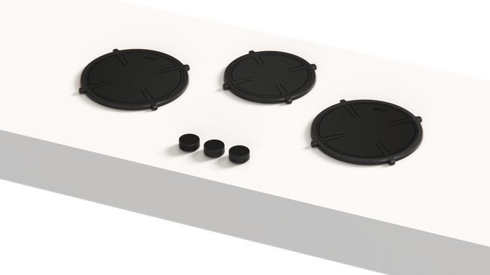 Pitt Cooking COLO3B-I 34 Inch Black Edition Induction Cooktop