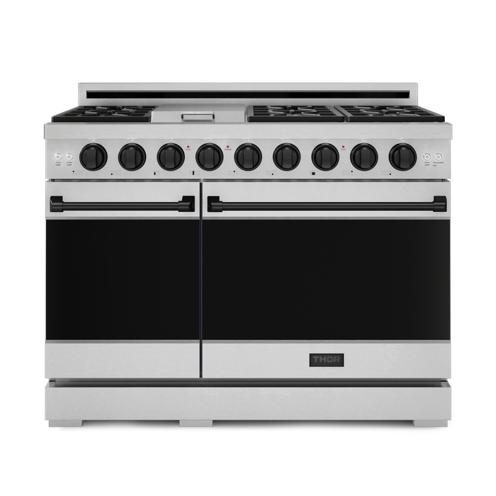 Thor Kitchen RSG48EBLK 48 Inch Gas Range