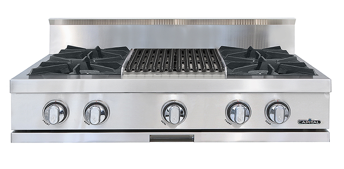 Capital CGRT362B2 36 Inch Culinarian Gas Rangetop
