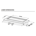 Faber LINSPT301228 Hood Liner 30 inch self supporting liner hardware