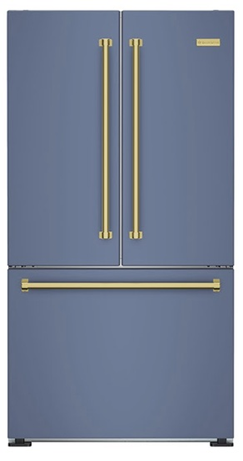 BlueStar FBFD361PCPLT 36 Inch French Door Refrigerator Counter Depth