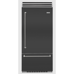 BlueStar BBB36R2CCPLT 36 Inch Bottom Freezer Refrigerator Pro 22.4 Cu Ft