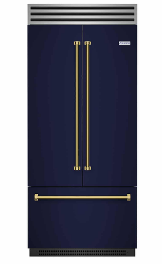 BlueStar BBBF361CC 36 Inch French Door Refrigerator Pro 22.4 Cu Ft