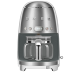 Smeg DCF02SSUS Retro 50's Style Drip Filter Coffee Machine Silver